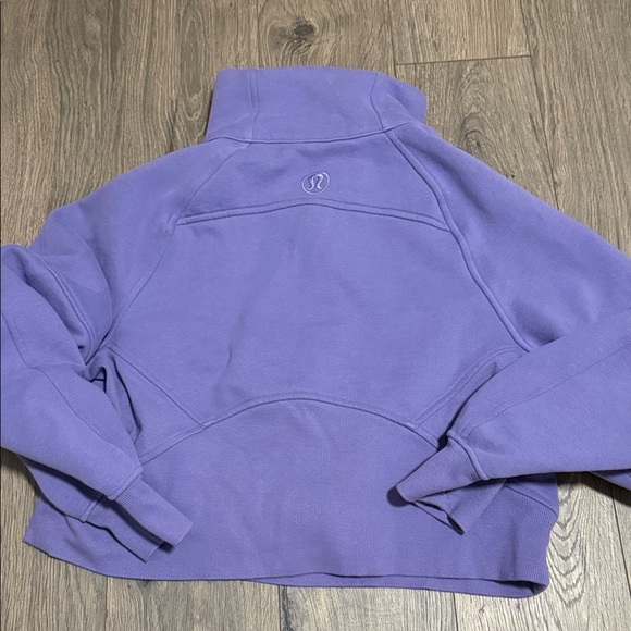 Lululemon xs/small Purple Quarter-Zip Cropped Sweatshirt - Women